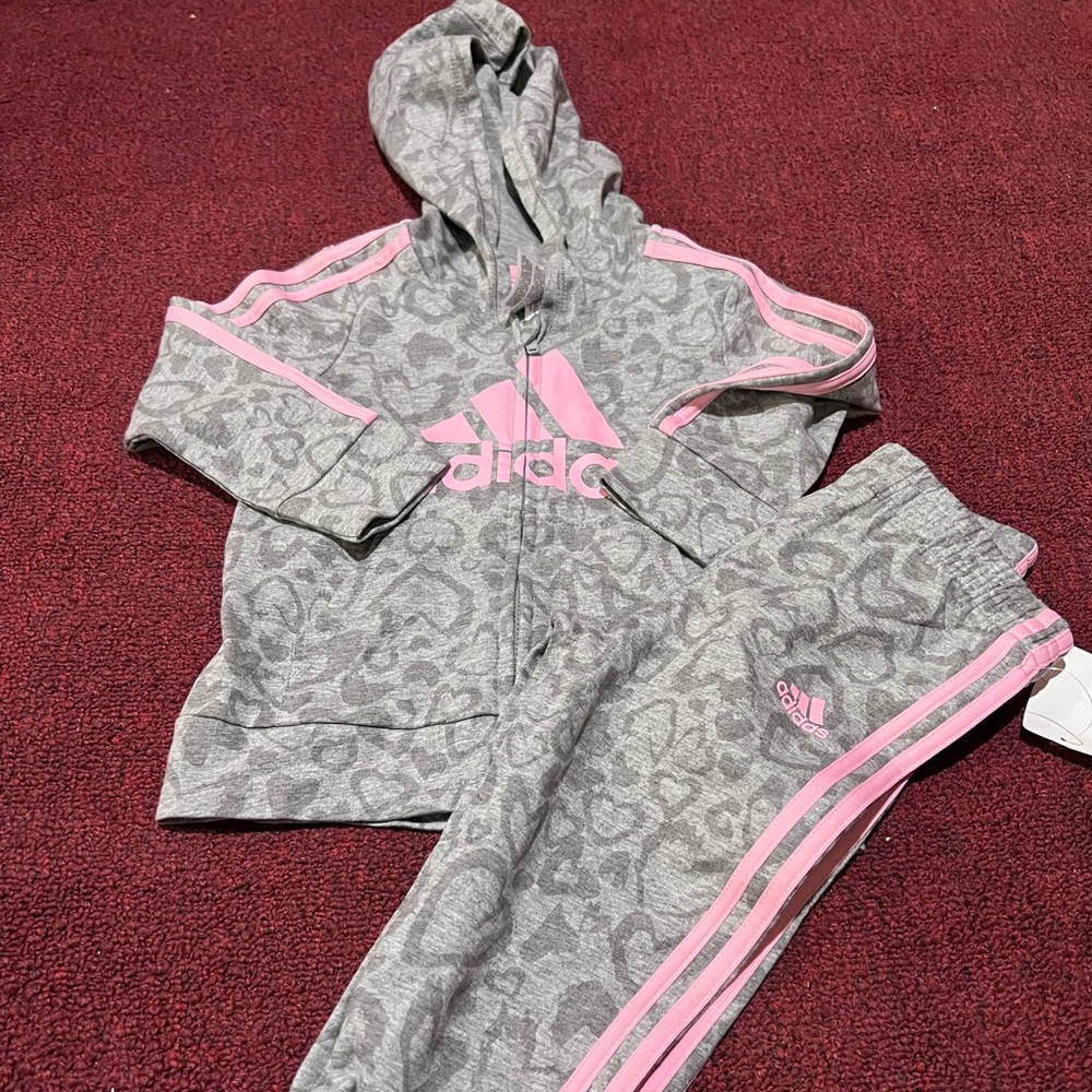 Adidas girls matching set